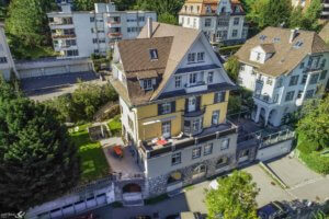 Luftaufnahme Villa in St. Gallen